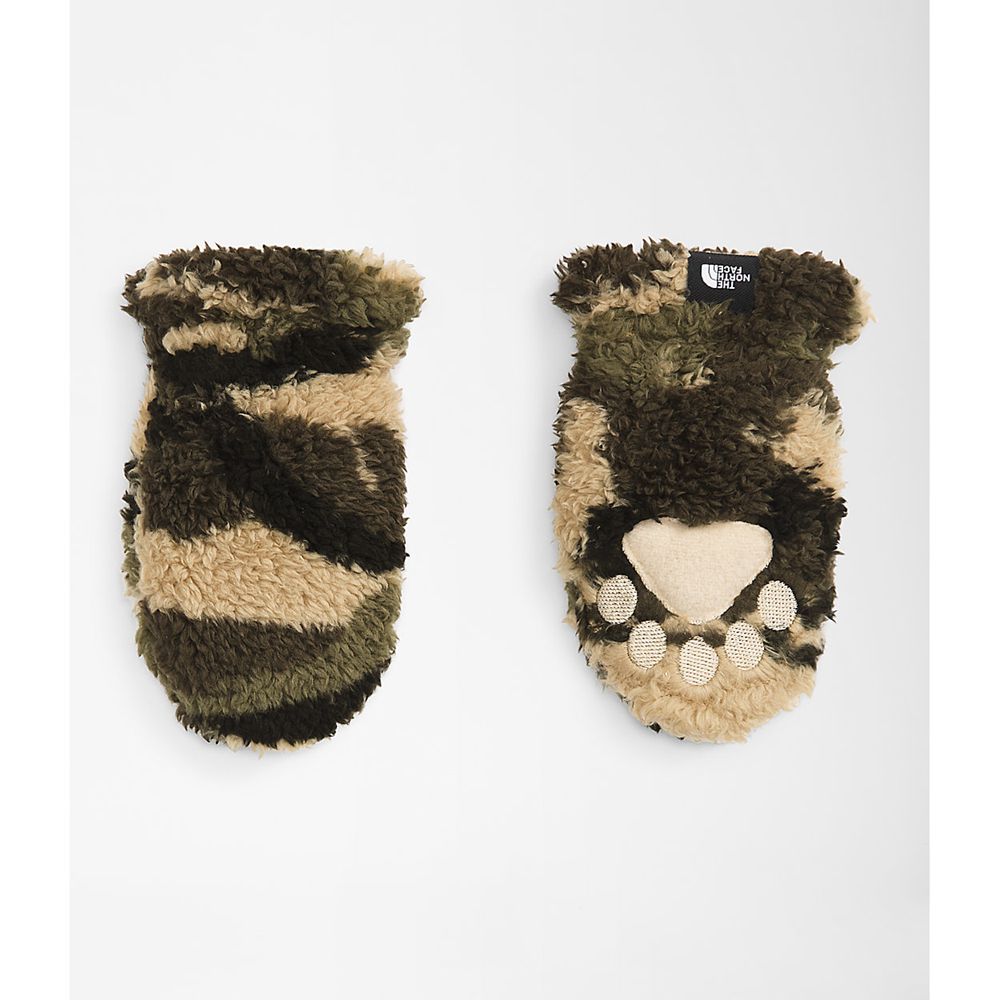 The North Face Mittens Infant Australia - The North Face Littles Bear Green Camo Print (KWT-126489)